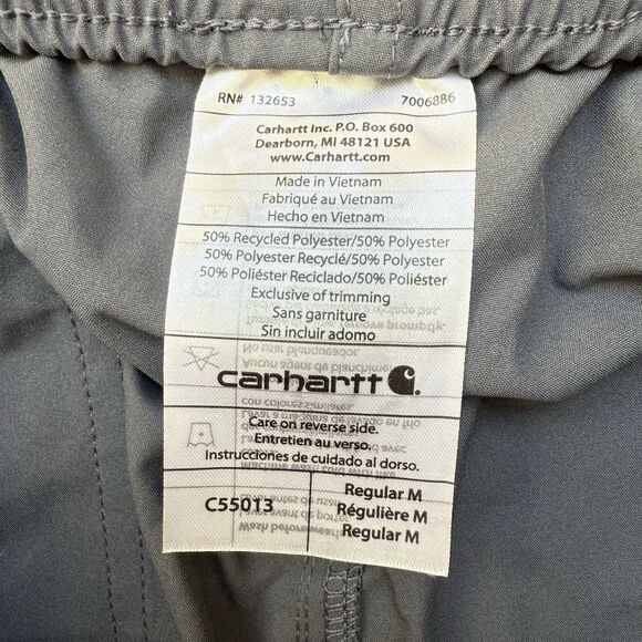 Carhartt Men’s Medium Liberty Force Athletic Cargo Scrub Pants Grey Drawstring - Picture 4 of 9